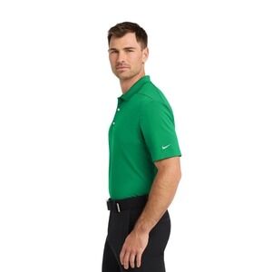 Men's Nike Dri-FIT Quick Dry Polo Golf Tour Performance Green Mens Size Medium